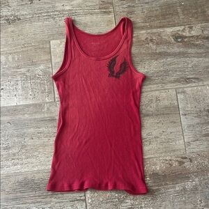 Billabong Red Tank Top with wings